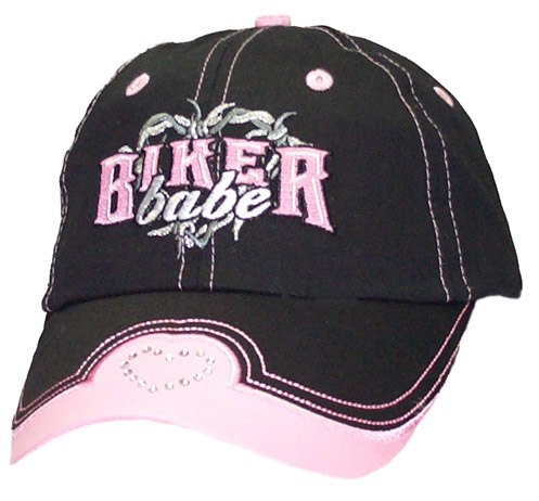 Biker Babe Pink Cap