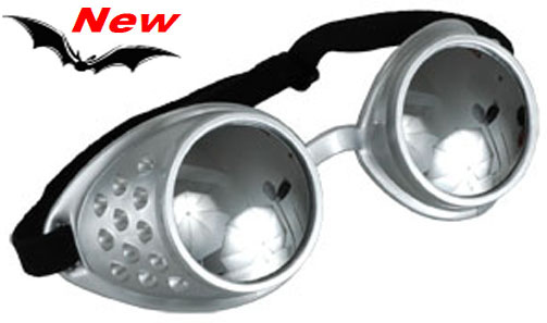 Atomic Ray, Silver Mirrored Goggles