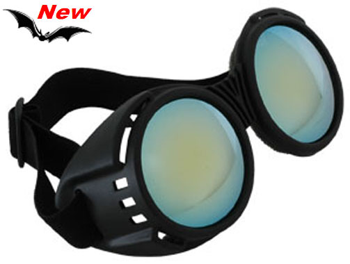 Industrial Blue Mirrored Goggles