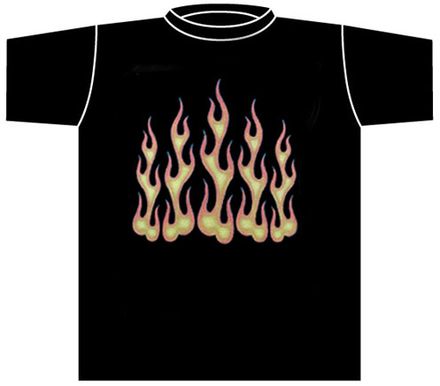 Large Flames Tshirt