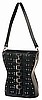 Black Studed & Buckled Corset Bag
