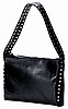 Black Sutdded Handle Bag