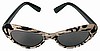 Cat Eye Bk/Brown Sunglasses