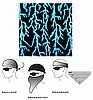 Blue Lightning, 3 in 1 Wrap