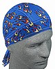 Blue Small Flame, Standard Headwrap