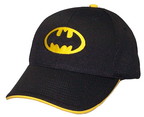 Batman Black Jersey Mesh Cap