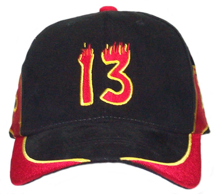 Double Sided Flames #13 Cap