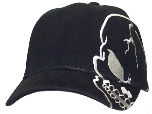 Lg Outline Skull Cap