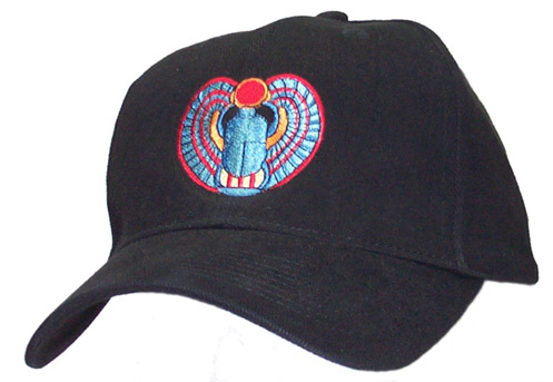 Open Winged Scarab Cap