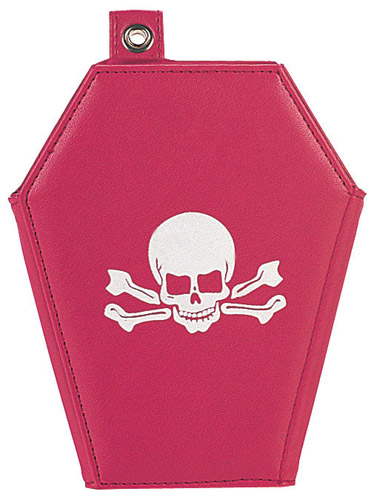 Pink Skull Coffin Wallet