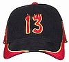 Double Sided Flames #13 Cap