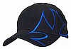 Lg Outline Blue-Bk Chopper Cap