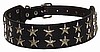 Stars Leather Choker